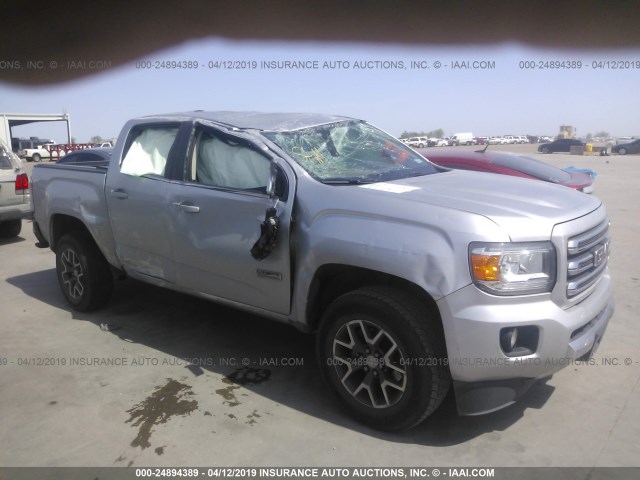 1GTG5CE30G1370163 - 2016 GMC CANYON SLE SILVER photo 1