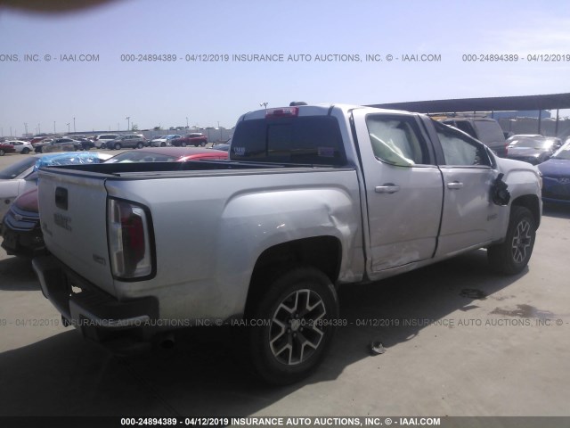 1GTG5CE30G1370163 - 2016 GMC CANYON SLE SILVER photo 4