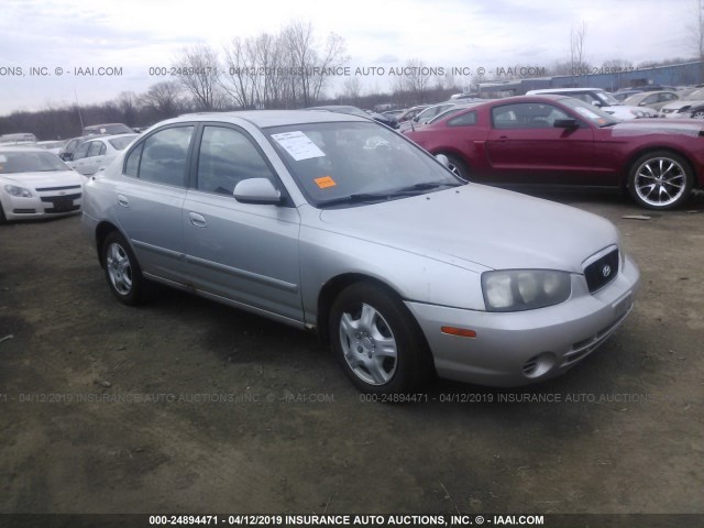 KMHDN45D11U160335 - 2001 HYUNDAI ELANTRA GLS/GT SILVER photo 1