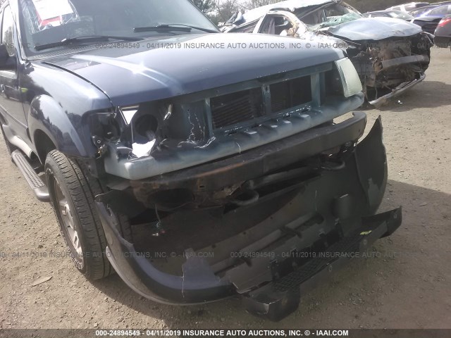 1FMZU77E63UB00084 - 2003 FORD EXPLORER SPORT TR  BLUE photo 6