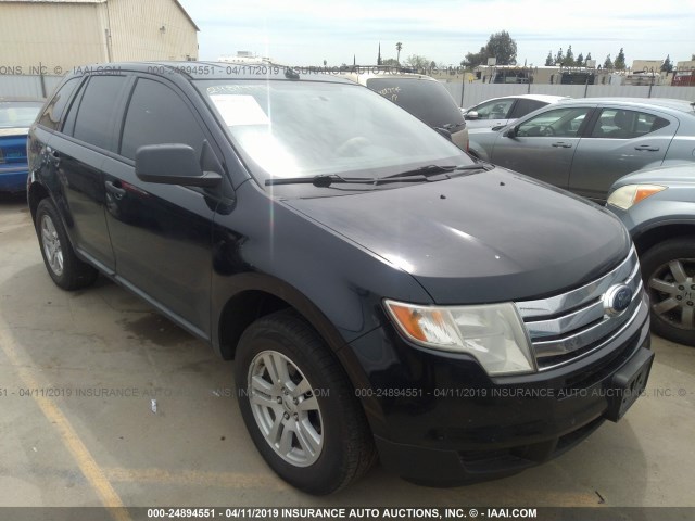 2FMDK36C28BA43288 - 2008 FORD EDGE SE BLACK photo 1