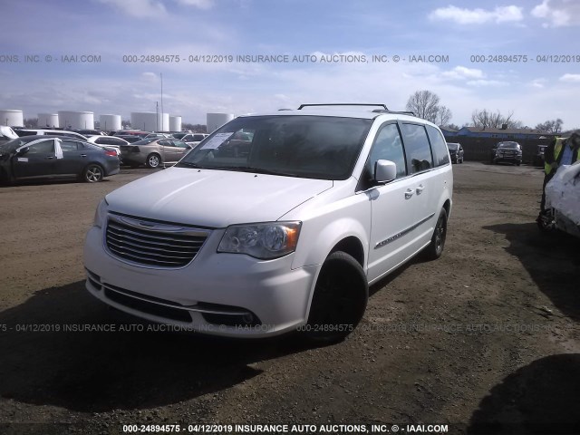 2A4RR5DG5BR658059 - 2011 CHRYSLER TOWN & COUNTRY TOURING WHITE photo 2
