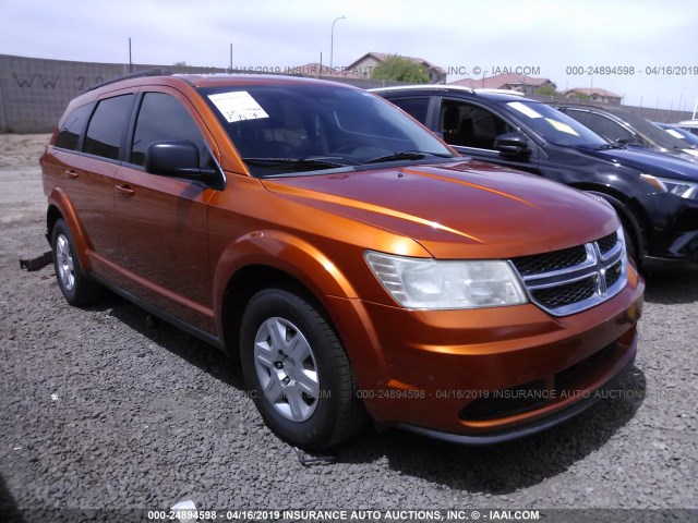 3D4PG4FB2BT515696 - 2011 DODGE JOURNEY EXPRESS ORANGE photo 1