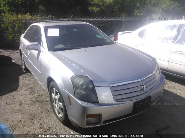 1G6DP577170186786 - 2007 CADILLAC CTS HI FEATURE V6 SILVER photo 1