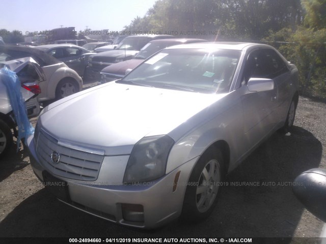 1G6DP577170186786 - 2007 CADILLAC CTS HI FEATURE V6 SILVER photo 2