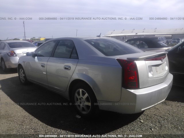 1G6DP577170186786 - 2007 CADILLAC CTS HI FEATURE V6 SILVER photo 3