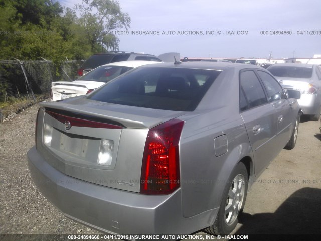 1G6DP577170186786 - 2007 CADILLAC CTS HI FEATURE V6 SILVER photo 4