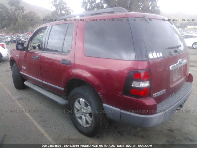 1FMEU62EX6ZA03574 - 2006 FORD EXPLORER XLS RED photo 3