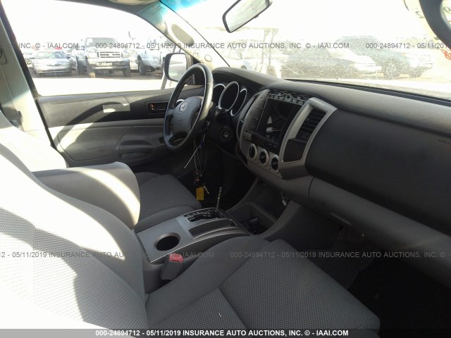 5TEJU62NX7Z346782 - 2007 TOYOTA TACOMA DOUBLE CAB PRERUNNER BLACK photo 5