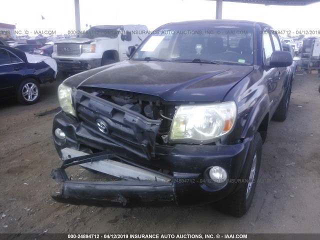 5TEJU62NX7Z346782 - 2007 TOYOTA TACOMA DOUBLE CAB PRERUNNER BLACK photo 6