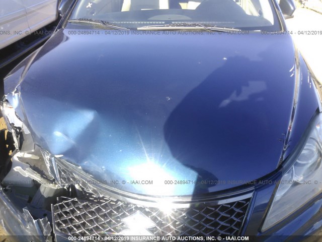 JS2RF9A81B6110589 - 2011 SUZUKI KIZASHI SPORT SLS BLUE photo 10