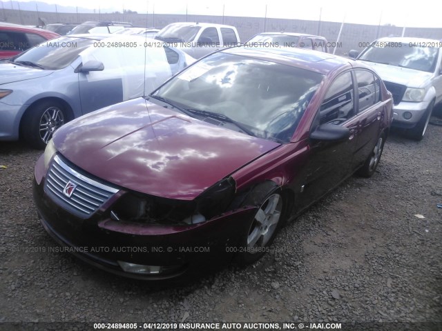 1G8AL58B56Z180251 - 2006 SATURN ION LEVEL 3 RED photo 2