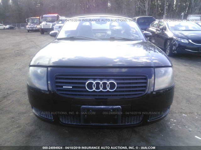 TRUUT28N611013325 - 2001 AUDI TT QUATTRO BLACK photo 6