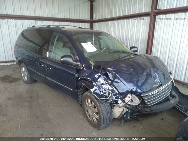 2A4GP64L36R640276 - 2006 CHRYSLER TOWN & COUNTRY LIMITED BLUE photo 1