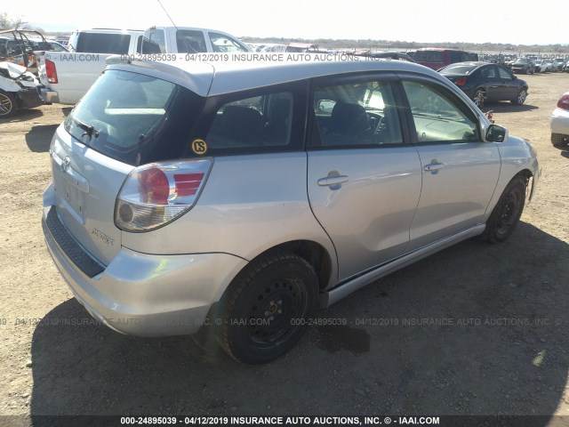 2T1LR32E36C557917 - 2006 TOYOTA COROLLA MATRIX XR SILVER photo 4