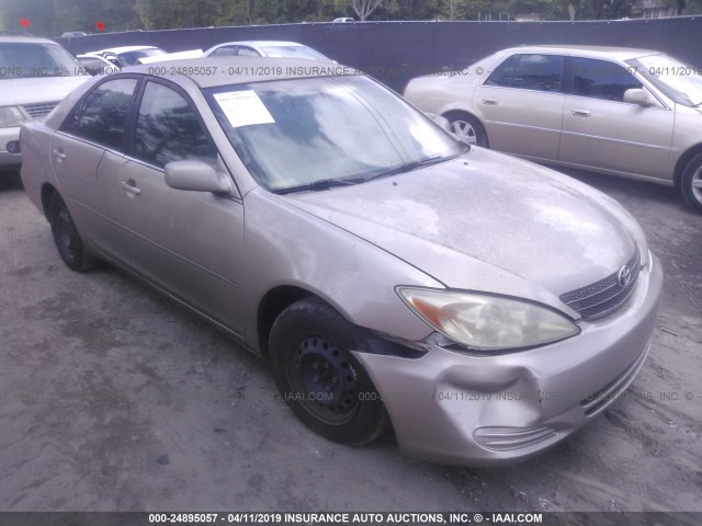 4T1BE32K03U148197 - 2003 TOYOTA CAMRY LE/XLE/SE BEIGE photo 1