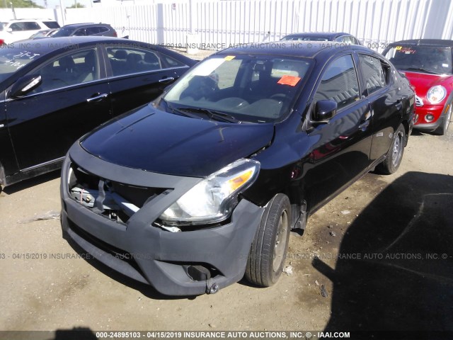 3N1CN7AP4HL901621 - 2017 NISSAN VERSA S/S PLUS/SV/SL BLACK photo 2