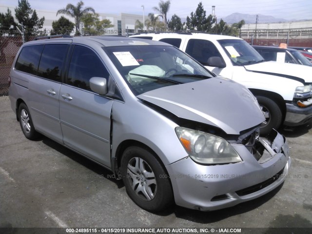 5FNRL38787B141427 - 2007 HONDA ODYSSEY EXL SILVER photo 1