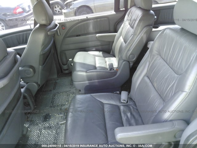 5FNRL38787B141427 - 2007 HONDA ODYSSEY EXL SILVER photo 8