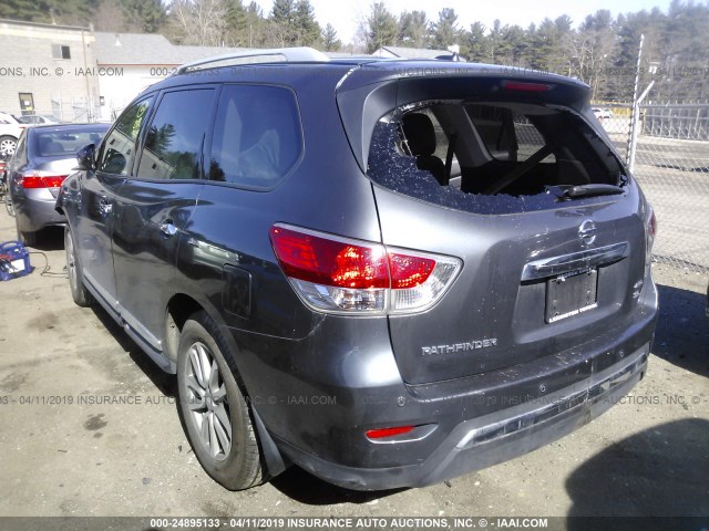 5N1AR2MM3EC639123 - 2014 NISSAN PATHFINDER S/SV/SL/PLATINUM BLACK photo 3