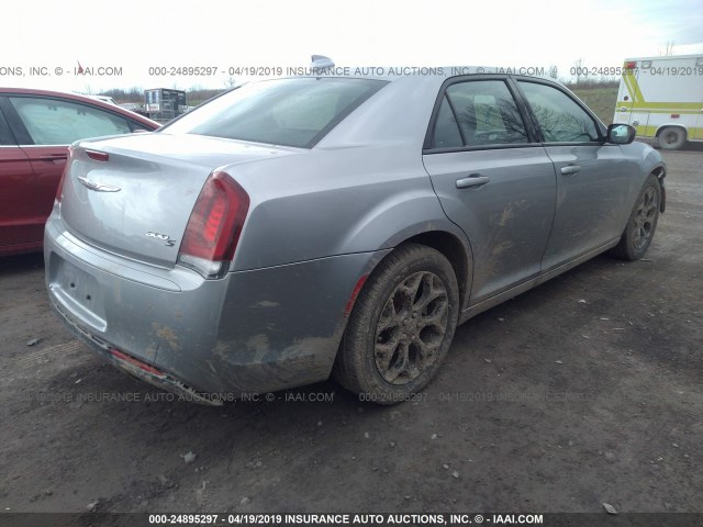 2C3CCAGG6FH803630 - 2015 CHRYSLER 300 S GRAY photo 4