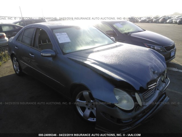 WDBUF65J14A574464 - 2004 MERCEDES-BENZ E 320 Light Blue photo 1