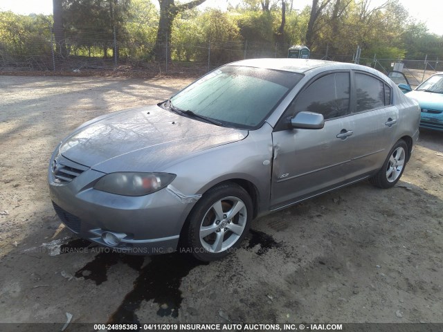 JM1BK323951295788 - 2005 MAZDA 3 S GRAY photo 2