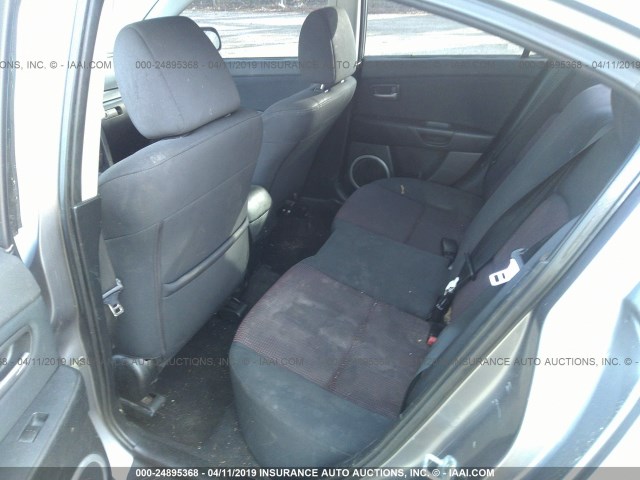 JM1BK323951295788 - 2005 MAZDA 3 S GRAY photo 8