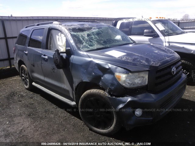 5TDBY68AX8S002266 - 2008 TOYOTA SEQUOIA LIMITED GRAY photo 1
