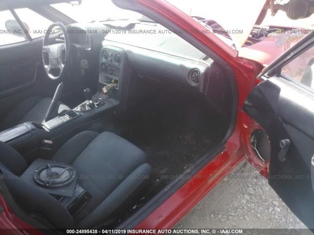 JM1NA3512L0112471 - 1990 MAZDA MX-5 MIATA RED photo 5