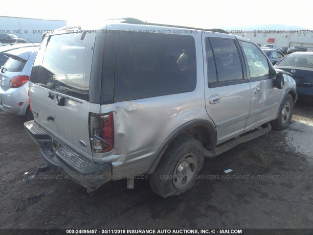 1FMPU16L6YLC16595 - 2000 FORD EXPEDITION XLT SILVER photo 4