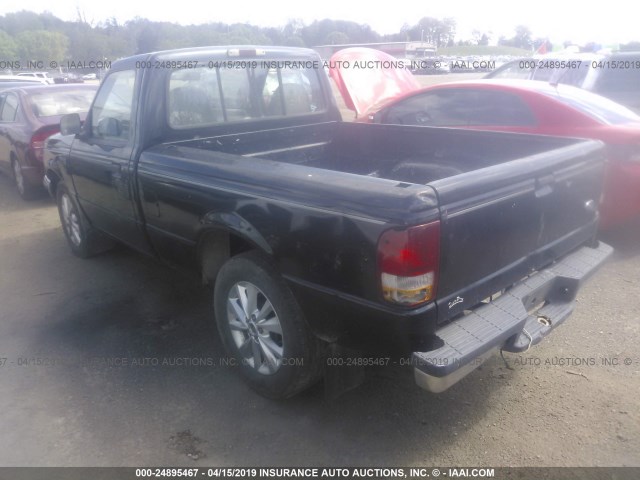 1FTCR10A3RTA96610 - 1994 FORD RANGER BLACK photo 3