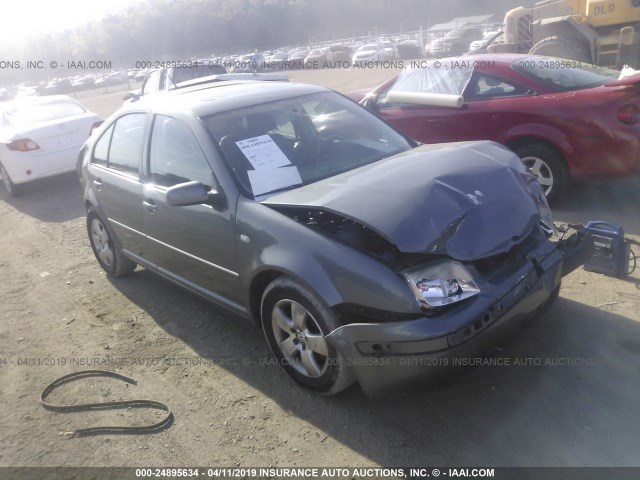 3VWSE69M84M042256 - 2004 VOLKSWAGEN JETTA GLS GRAY photo 1