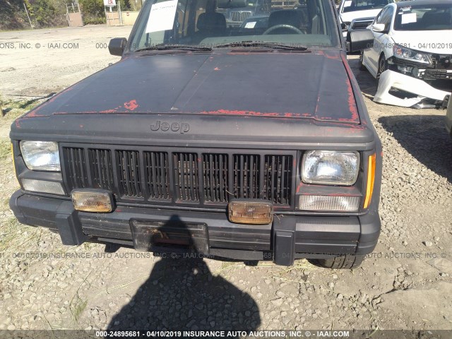 1JCMT7890JT178347 - 1988 JEEP CHEROKEE LIMITED RED photo 6