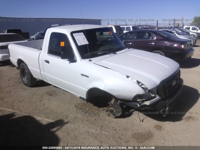 1FTYR10U74PB17041 - 2004 FORD RANGER WHITE photo 1