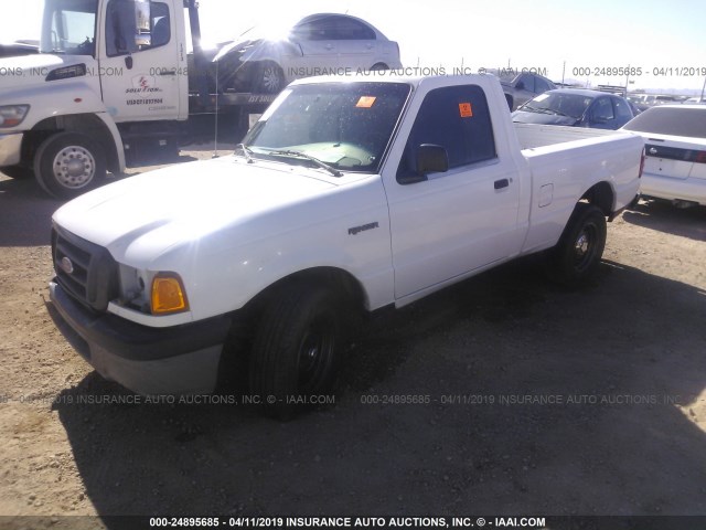 1FTYR10U74PB17041 - 2004 FORD RANGER WHITE photo 2