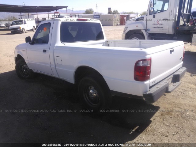 1FTYR10U74PB17041 - 2004 FORD RANGER WHITE photo 3