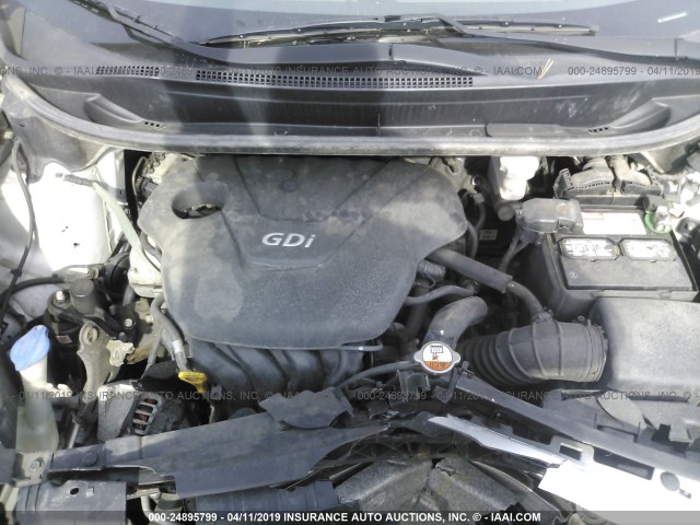 KNADM4A34D6239010 - 2013 KIA RIO LX SILVER photo 10