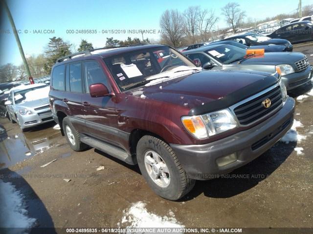 JT3HT05J0X0042534 - 1999 TOYOTA LAND CRUISER  MAROON photo 1