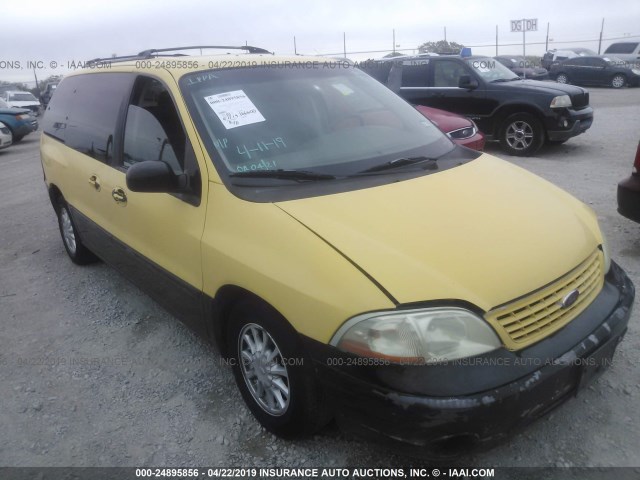 2FMZA51471BB26189 - 2001 FORD WINDSTAR LX YELLOW photo 1