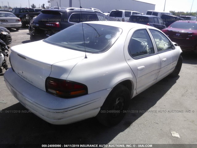 1B3EJ46X2YN281393 - 2000 DODGE STRATUS SE WHITE photo 4