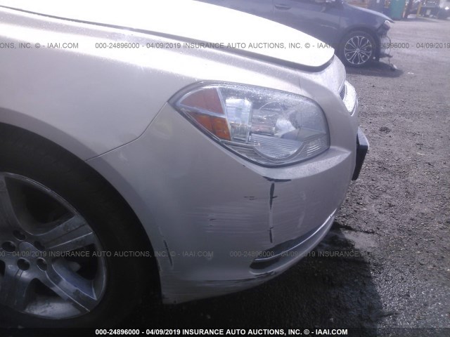 1G1ZC5E0XCF207901 - 2012 CHEVROLET MALIBU 1LT 金色 照片 6