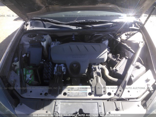 2G2WP552361258222 - 2006 PONTIAC GRAND PRIX GOLD photo 10