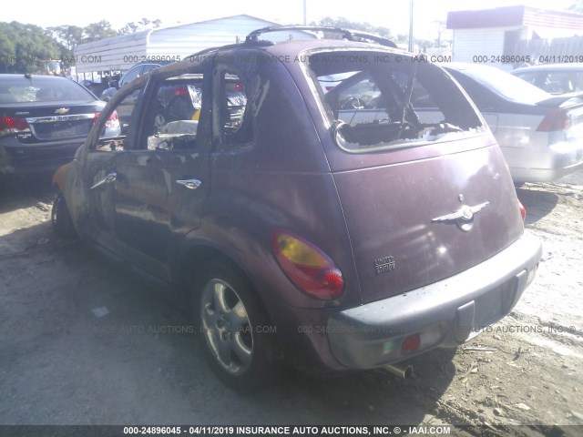 3C8FY68B32T252454 - 2002 CHRYSLER PT CRUISER LIMITED/DREAM CRUISER PURPLE photo 3