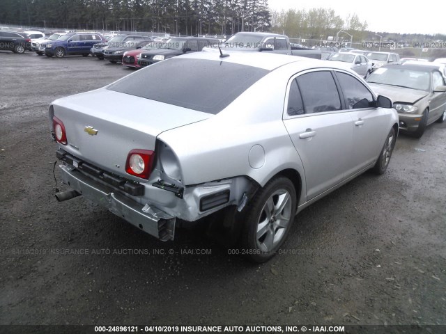 1G1ZH57B49F135229 - 2009 CHEVROLET MALIBU 1LT 银色 照片 4