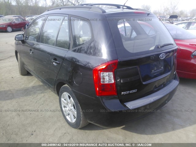 KNAFG525287202348 - 2008 KIA RONDO LX/EX BLACK photo 3