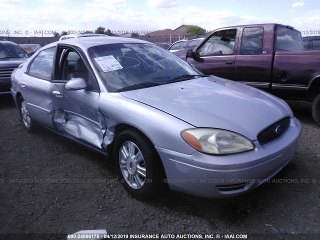 1FAHP56S54A165102 - 2004 FORD TAURUS SEL SILVER photo 1