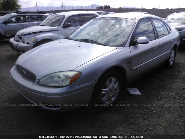 1FAHP56S54A165102 - 2004 FORD TAURUS SEL SILVER photo 2