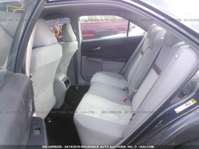 4T1BF1FK0CU060391 - 2012 TOYOTA CAMRY SE/LE/XLE GRAY photo 8