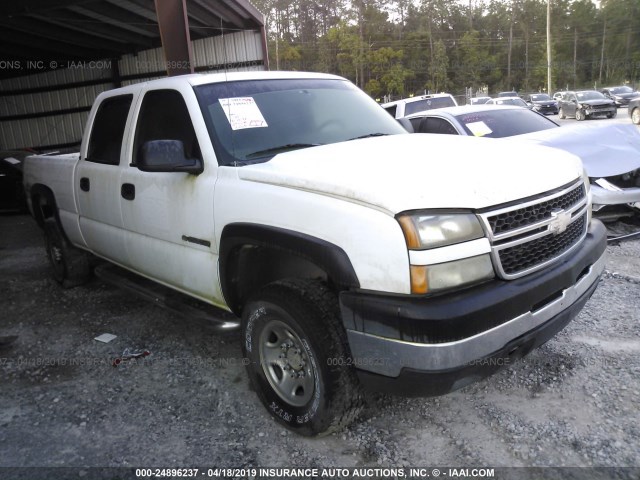 1GCHK23U06F203354 - 2006 CHEVROLET SILVERADO K2500 HEAVY DUTY WHITE photo 1